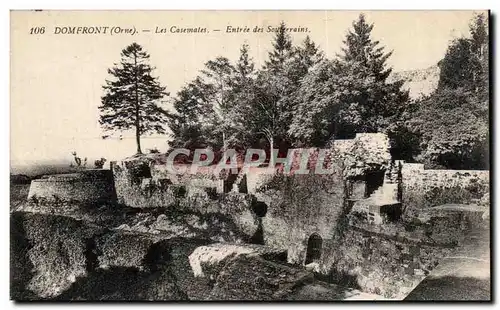 Cartes postales Domfront Les Casemates Entree des Souterrains