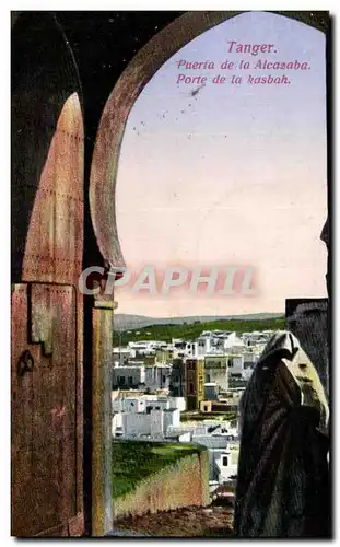 Cartes postales Tanger Puerta de la Alcasaba Porte de la Kasabah maroc