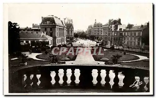 Ansichtskarte AK Rennes Avenue Janvier et Square du Palais St Georges