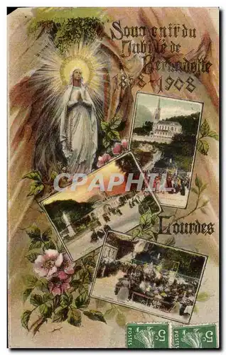 Cartes postales Souvenir Jubile de Bernadette Lourdes