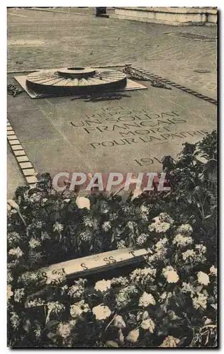 Cartes postales Paris Et Ses Merveilles Tombe du Saldat lnconnu sous l Arc de Triomphe de l Etoile