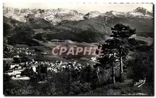 Ansichtskarte AK Les Belles Alpes Francaises Villard de Lans Vue generale a droite la Mouchero