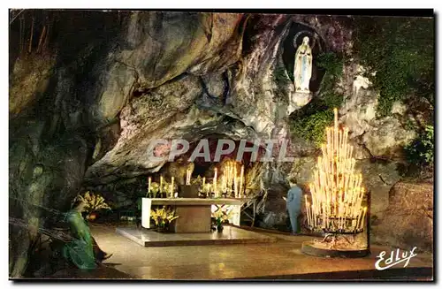 Ansichtskarte AK Lourdes La Grotte Miraculeuse