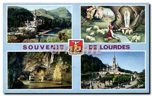 Cartes postales Souvenir De Lourdes