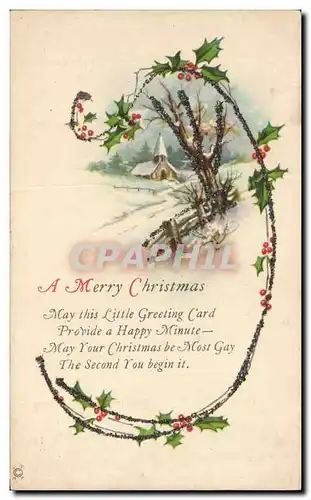 Cartes postales Fantaisie Fleurs Noel Christmas