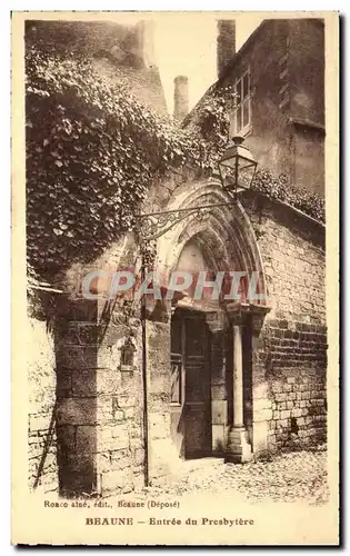 Cartes postales Beaune Entree du presbytere