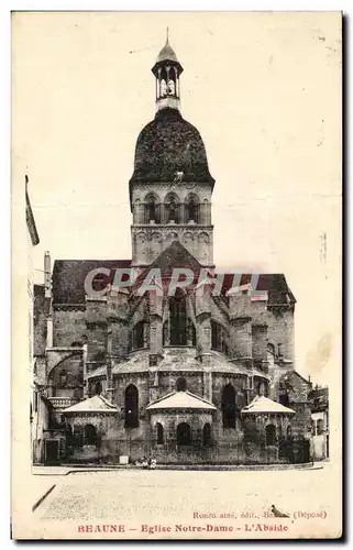 Cartes postales Beaune Eglise Notre Dame L abside