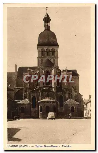 Ansichtskarte AK Beaune Eglise Notre Dame L Abside