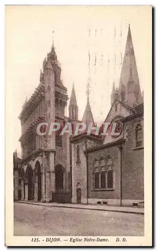 Cartes postales Dijon Eglise Notre Dame