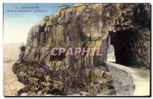 Cartes postales Constantine Ronte de Philippaville La Coroniche