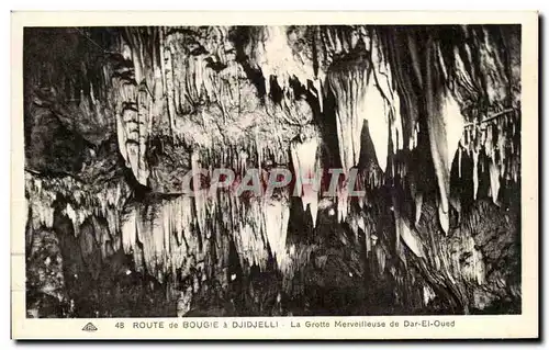 Ansichtskarte AK Route de Bougie a Djidjelli La Grotte Merveilleuse de Dar el Oued