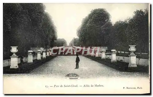 Cartes postales Parc de Saint Cloud Allee de Marbre