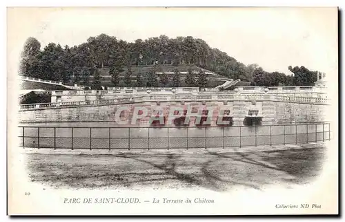 Cartes postales Parc De Saint Cloud La Terrasse du Chateau