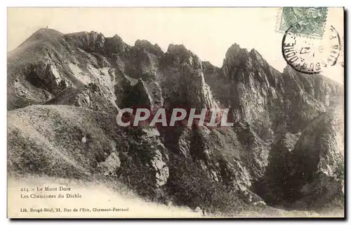 Cartes postales Le Mont Dore Les Cheminees du Diable