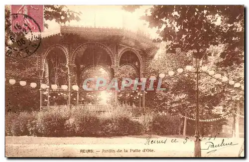 Cartes postales Reims Jardin de la Patte d Oie