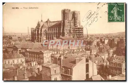 Cartes postales Reims Vue Generale