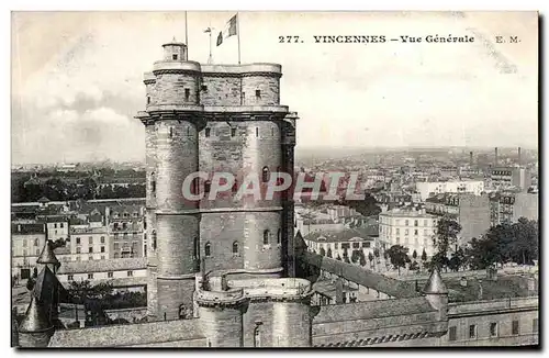 Cartes postales Vincennes Vue Generale