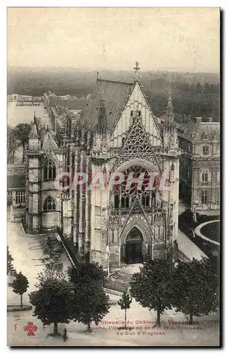 Cartes postales Chapelle du Chateau de Vincennes ou se trouve le Tombeau du Duc d Enghien