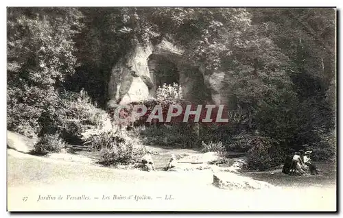 Cartes postales Jardins de Versailles Les Bains d Apollon