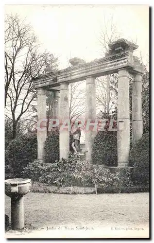 Ansichtskarte AK Angers Jardin du Musee Saint Jean