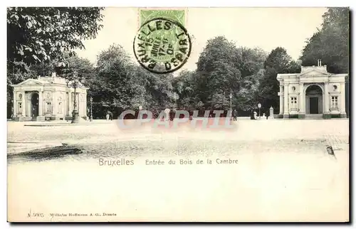 Cartes postales Bruxelles Entree du Bois de la Cambre