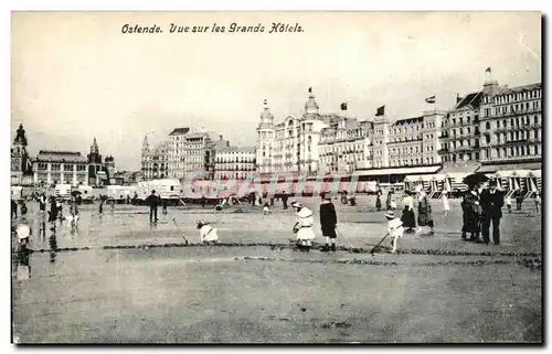 Cartes postales Ostende Vue Sur les Grands Hotels