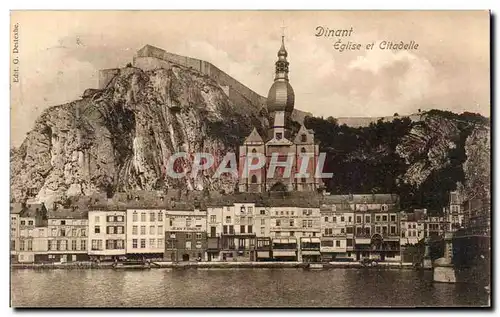 Cartes postales Dinant Eglise et Citadelle