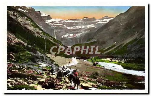 Cartes postales Gavarnie Le Chemin du Cirque