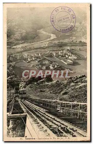 Cartes postales Lourdes Funiculaire du Pic du Jer