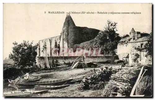 Cartes postales Maillezais L Abbaye (XI Siecle) Rabelais y sejourna comme religieux