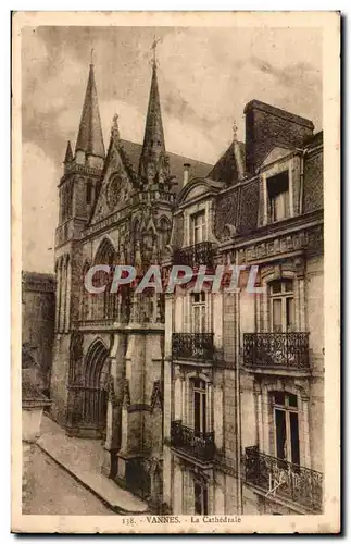 Cartes postales Vannes La Cathedrale