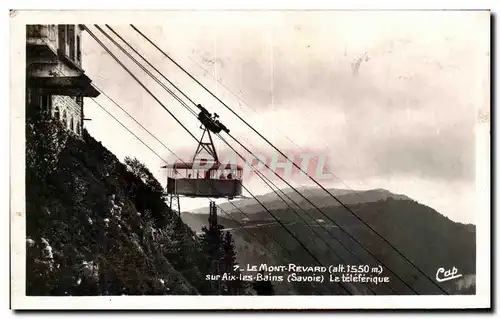 Ansichtskarte AK La Mont Revard sur Aix Bains (Savoie) Le teleferique