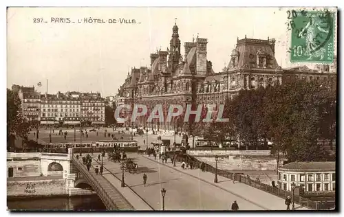 Cartes postales Paris L Hotel De Ville