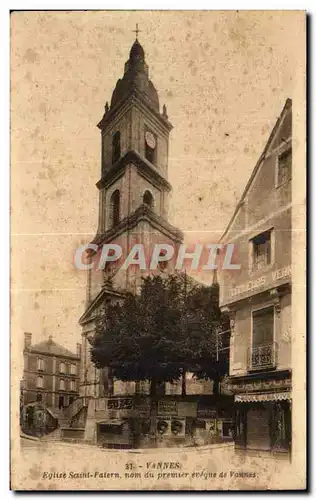 Ansichtskarte AK Vannes Eglise Saint Patern