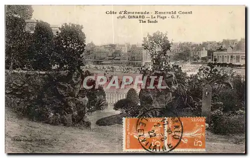 Cartes postales Cote d Emeraude Emereld Coast Dinard La Plage The Sands