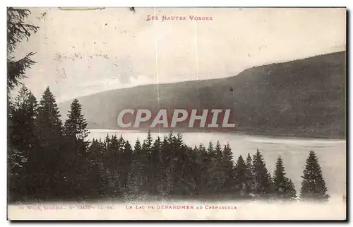 Cartes postales Les Hautes Vosges La Lac De Grardmer Au crepuscule
