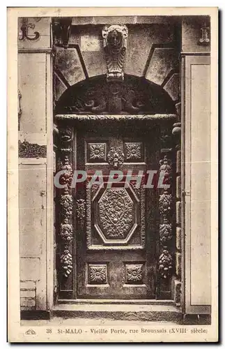 Ansichtskarte AK St Malo Vieille Porte rue Broussais (XVIII Siecle)