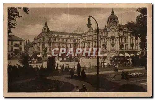 Cartes postales Wiesbaden Blieiv Blumengarten vord Kurhaus