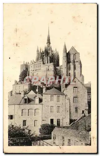 Ansichtskarte AK Abbaye Du Mont Saint Michel Vue prise des Remparts