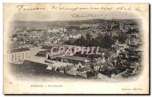 Cartes postales Evreux Vue Generale