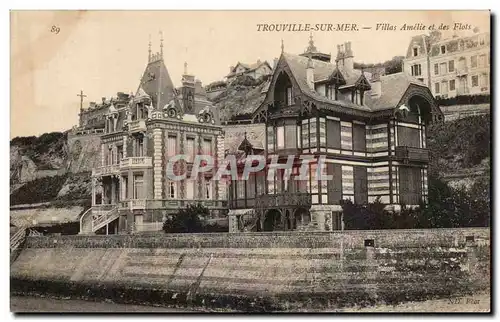 Ansichtskarte AK Trouville sur Mer Villas Amelie et des Flots