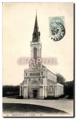 Cartes postales Deauville L Eglise