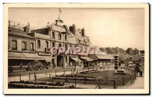 Ansichtskarte AK Deauville La Plage Fleurie Place de la Gare Vers Trouville Citroen