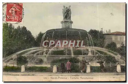 Cartes postales Aix En Provence Fontaine Mounmentale