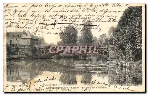 Cartes postales Louviers L Eure Le Pont de Folleville