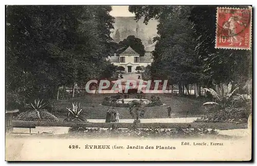 Cartes postales Evreux Jardin des Plantes