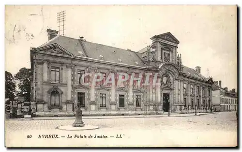 Ansichtskarte AK Evreux Le Palais de Justice