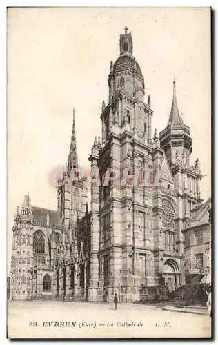 Cartes postales Evreux La Cathedrale