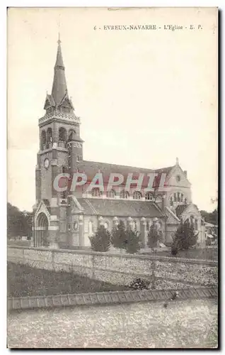 Ansichtskarte AK Evreux Navarre L Eglise