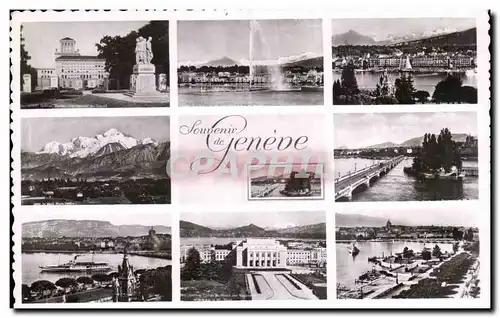 Cartes postales Souvenir de Geneve